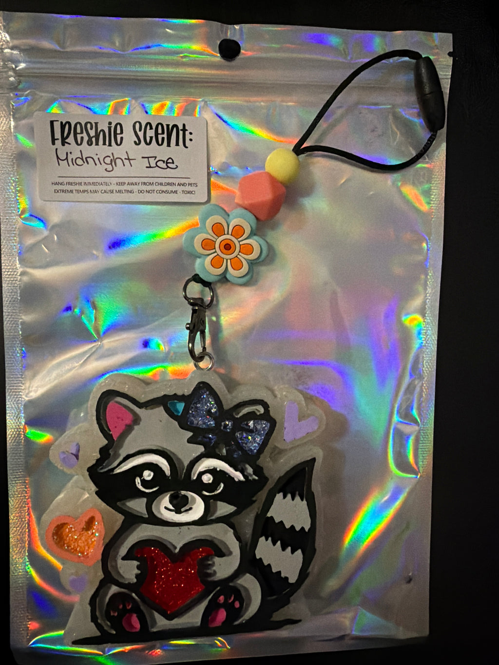 Raccoon with Heart